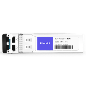 SDI-12G31-20C 12Gbps MSA 1310nm 20km LC SMF DDM Transmitter & Receiver Video Pathological Patterns Transceiver Module for SD-SDI/HD-SDI/12G SDI
