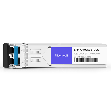 HPE SFP20K-CW1350 Compatible 1.25G CWDM SFP 1350nm 20km LC SMF DDM Transceiver Module