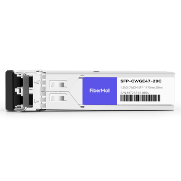 Extreme CWDM-SFP-1470-20 Compatible 1.25G CWDM SFP 1470nm 20km LC SMF DDM Transceiver Module