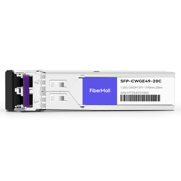 Extreme CWDM-SFP-1490-20 Compatible 1.25G CWDM SFP 1490nm 20km LC SMF DDM Transceiver Module
