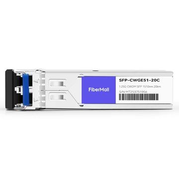 Extreme CWDM-SFP-1510-20 Compatible 1.25G CWDM SFP 1510nm 20km LC SMF DDM Transceiver Module