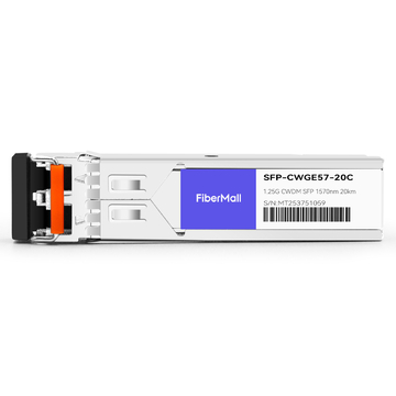 HPE SFP20K-CW1570 Compatible 1.25G CWDM SFP 1570nm 20km LC SMF DDM Transceiver Module