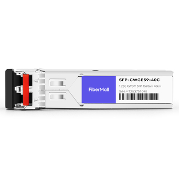 Cisco CWDM-SFP-1590 Compatible 1.25G CWDM SFP 1590nm 40km LC SMF DDM Transceiver Module