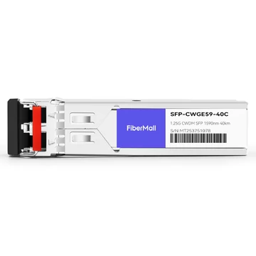 Dell CWDM-SFP-1590 Compatible 1.25G CWDM SFP 1590nm 40km LC SMF DDM Transceiver Module