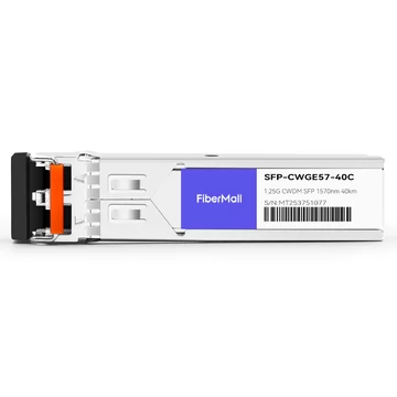 HPE SFP40K-CW1570 Compatible 1.25G CWDM SFP 1570nm 40km LC SMF DDM Transceiver Module