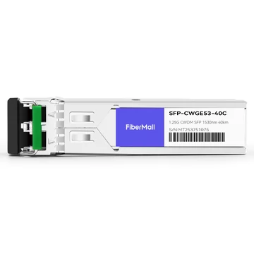 H3C SFP-GE-LH40-SM1530-CW Compatible 1.25G CWDM SFP 1530nm 40km LC SMF DDM Transceiver Module