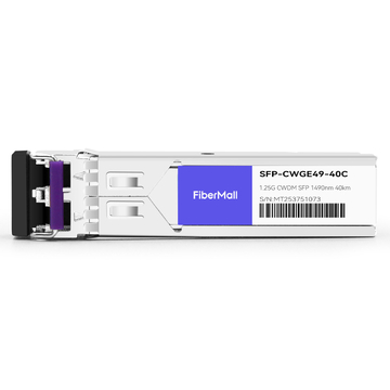Arista Networks SFP-1G-CW-1490 Compatible 1.25G CWDM SFP 1490nm 40km LC SMF DDM Transceiver Module