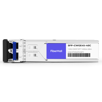 H3C SFP-GE-LH40-SM1450-CW Compatible 1.25G CWDM SFP 1450nm 40km LC SMF DDM Transceiver Module