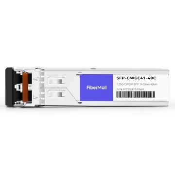 H3C SFP-GE-LH40-SM1410-CW Compatible 1.25G CWDM SFP 1410nm 40km LC SMF DDM Transceiver Module