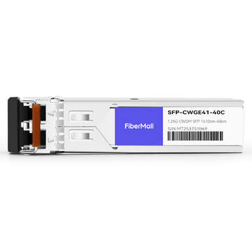 Netgear CWDM-SFP-1410 Compatible 1.25G CWDM SFP 1410nm 40km LC SMF DDM Transceiver Module