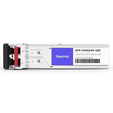 Cisco CWDM-SFP-1390 Compatible 1.25G CWDM SFP 1390nm 40km LC SMF DDM Transceiver Module