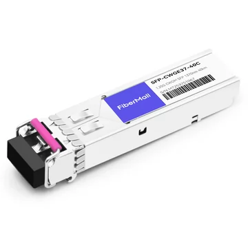 Netgear CWDM-SFP-1370 Compatible 1.25G CWDM SFP 1370nm 40km LC SMF DDM Transceiver Module
