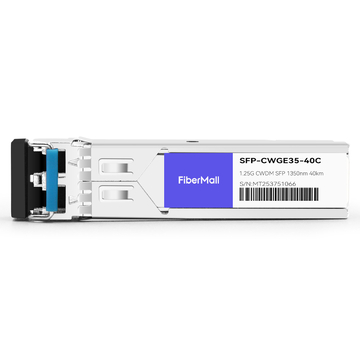 H3C SFP-GE-LH40-SM1350-CW Compatible 1.25G CWDM SFP 1350nm 40km LC SMF DDM Transceiver Module