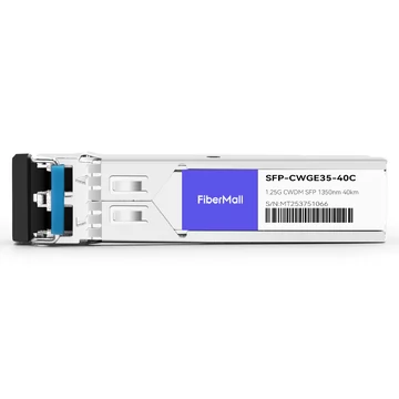 HPE SFP40K-CW1350 Compatible 1.25G CWDM SFP 1350nm 40km LC SMF DDM Transceiver Module