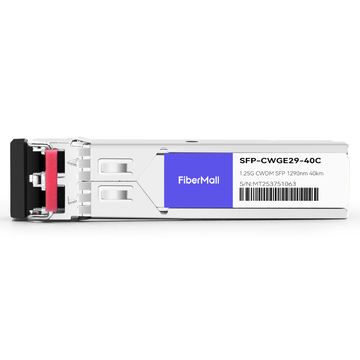 Arista Networks SFP-1G-CW-1290 Compatible 1.25G CWDM SFP 1290nm 40km LC SMF DDM Transceiver Module