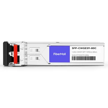 Juniper SFP-GE80KCW1590-ET совместимый 1.25G CWDM SFP 1590 нм 80 км LC SMF DDM модуль приемопередатчика