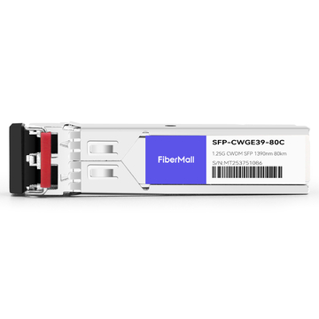 Huawei CWDM-SFPGE-1391 Compatible 1.25G CWDM SFP 1391nm 80km LC SMF DDM Transceiver Module