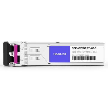 Huawei CWDM-SFPGE-1371 Compatible 1.25G CWDM SFP 1371nm 80km LC SMF DDM Transceiver Module