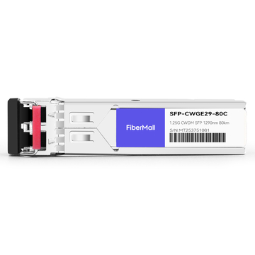 Extreme CWDM-SFP-1290 Compatible 1.25G CWDM SFP 1290nm 80km LC SMF DDM Transceiver Module