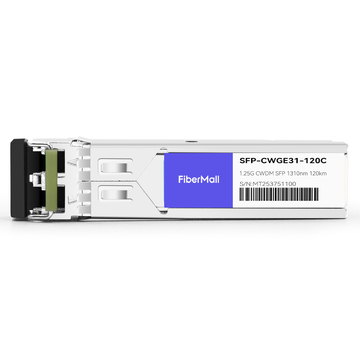 Netgear CWDM-SFP1G-EZX Compatible 1.25G CWDM SFP 1310nm 120km LC SMF DDM Transceiver Module