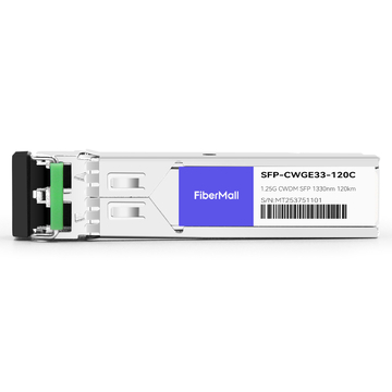 Juniper EX-SFP-GE100KCW1330 Compatible 1.25G CWDM SFP 1330nm 100km LC SMF DDM Transceiver Module