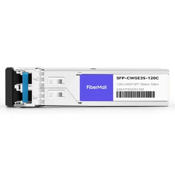 Netgear CWDM-SFP1G-EZX Compatible 1.25G CWDM SFP 1350nm 120km LC SMF DDM Transceiver Module