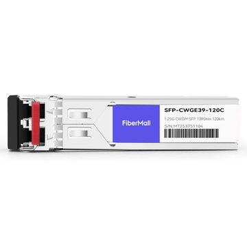 Ciena CWDM-SFP13-1390 Compatible 1.25G CWDM SFP 1390nm 130km LC SMF DDM Transceiver Module