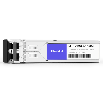 Netgear CWDM-SFP1G-EZX Compatible 1.25G CWDM SFP 1470nm 120km LC SMF DDM Transceiver Module