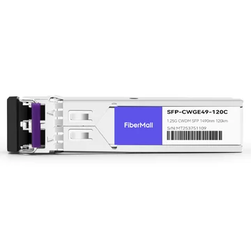 Netgear CWDM-SFP1G-EZX Compatible 1.25G CWDM SFP 1490nm 120km LC SMF DDM Transceiver Module