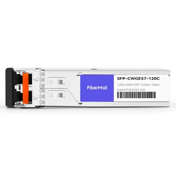 Alcatel-Lucent 3HE00070AF Compatible 1.25G CWDM SFP 1570nm 120km LC SMF DDM Transceiver Module