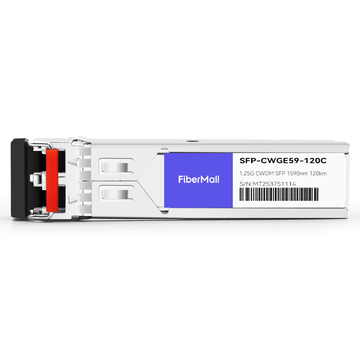 Ciena CWDM-SFP13-1590 Compatible 1.25G CWDM SFP 1590nm 130km LC SMF DDM Transceiver Module