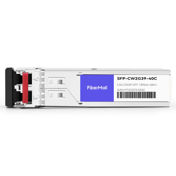 SFP-CW2G39-40C 2.5G CWDM SFP 1390nm 40km LC SMF DDM Transceiver Module