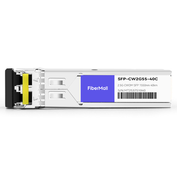 SFP-CW2G55-40C 2.5G CWDM SFP 1550 нм 40 км LC SMF DDM модуль приемопередатчика
