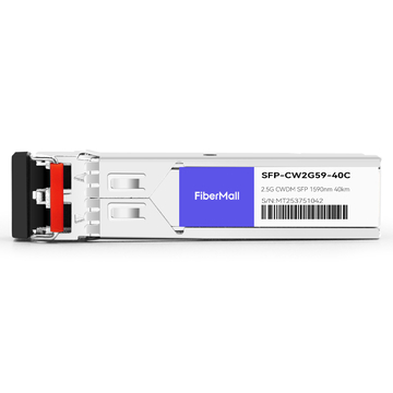 SFP-CW2G59-40C 2.5G CWDM SFP 1590nm 40km LC SMFDDMトランシーバーモジュール