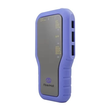 FiberMall EEPROM Programmer Box Supports SFP/SFP+/SFP28/XFP/QSFP+/QSFP28/QSFP56/QSFP-DD/OSFP Transceivers & DAC/AOC Cables, Blue