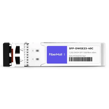 Extreme DWDM-SFP1G-58.98 Compatible 1.25G DWDM SFP C23 100GHz 1558.98nm 40km LC SMF DDM Transceiver Module