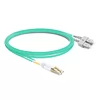 5m (16ft) Duplex OM3 Multimode LC UPC to SC UPC PVC (OFNR) Fiber Optic Cable