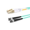 5m (16ft) Duplex OM3 Multimode LC UPC to ST UPC PVC (OFNR) Fiber Optic Cable