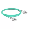 3m (10ft) Duplex OM3 Multimode SC UPC to SC UPC PVC (OFNR) Fiber Optic Cable