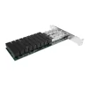 Intel® E830CCAM1 200G Ethernet Network Adapter Configurable as 1x200Gb or 2x100Gb connections，PCle5.0x8 or PCle 4.0x l6 Dual port QSFP56