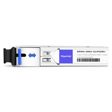 EPON-ONU-CLPX20I+ EPON ONU SFP TX-1.25G/RX-1.25G TX-1310nm/RX-1490nm PX20+ 20km SC\UPC SMF DDM Industrial Transceiver Modules (Not EPON ONU STICK,NO MAC function)