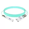 OSFP-2Q56-AOC3MFLT Compatible 3m (10ft) 400G OSFP RHS/Flat Top to 2x200G QSFP56 InfiniBand HDR Active Optical Splitter Cable
