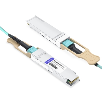 NVIDIA MFA7U10-H003-FLT (980-9I41Y-00H003) Compatible 3m (10ft) 400G OSFP RHS/Flat Top to 2x200G QSFP56 InfiniBand HDR Active Optical Splitter Cable