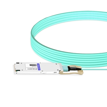 NVIDIA MFA7U10-H003-FLT (980-9I41Y-00H003) Compatible 3m (10ft) 400G OSFP RHS/Flat Top to 2x200G QSFP56 InfiniBand HDR Active Optical Splitter Cable