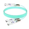 OSFP-2Q56-AOC10MFLT Compatible 10m (33ft) 400G OSFP RHS/Flat Top to 2x200G QSFP56 InfiniBand HDR Active Optical Splitter Cable