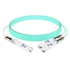 OSFP-2Q56-AOC15MFLT Compatible 15m (49ft) 400G OSFP RHS/Flat Top to 2x200G QSFP56 InfiniBand HDR Active Optical Splitter Cable