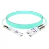 OSFP-2Q56-AOC20MFLT Compatible 20m (66ft) 400G OSFP RHS/Flat Top to 2x200G QSFP56 InfiniBand HDR Active Optical Splitter Cable
