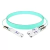 OSFP-2Q56-AOC30MFLT Compatible 30m (98ft) 400G OSFP RHS/Flat Top to 2x200G QSFP56 InfiniBand HDR Active Optical Splitter Cable