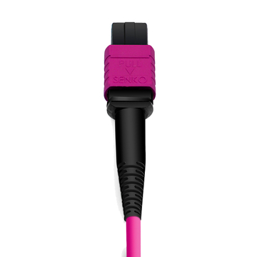 2m (7ft) 16 Fiber Low Insertion Loss Female to Female  MPO Trunk Cable Polarity B LSZH OM4 50/125 Multimode Fiber APC