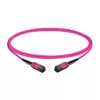 7m (23ft) 16 Fiber Low Insertion Loss Female to Female  MPO Trunk Cable Polarity B LSZH OM4 50/125 Multimode Fiber APC